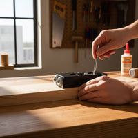 Pocket Hole Jig with Carpentry Pocket Hole Jig Easy-to-Use Tool for Woodworkers, Hobbyists