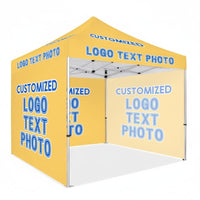 1 Piece Outdoor Tent Waterproof Portable Canopy Rainproof Quick-setup Exhibition Shelter with Aluminum Alloy Frame Suitable for Event Organizers Families Markets Party