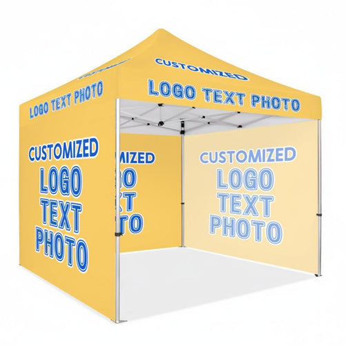 1 Piece Outdoor Tent Waterproof Portable Canopy Rainproof Quick-setup Exhibition Shelter with Aluminum Alloy Frame Suitable for Event Organizers Families Markets Party