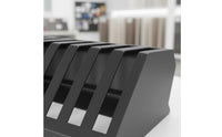 Tile Sample Display Rack Keeps Samples Organized Tile Display Rack Compact Floor Layout Sample Holder for Industry Show, Retail Store