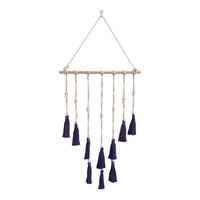 Woven Cotton Rope Wooden Stick Photo Clip Hanging Wall Tapestry