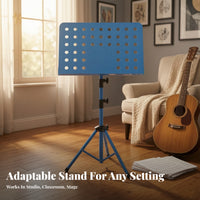 Perforated Portable Folding Music Stand Carrying Bag Tripod Music Stand