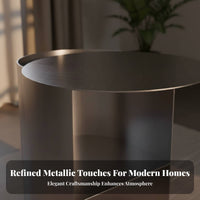 Curved-silhouette Tabled End Table Space-Saving Living Room Furniture adaptable Use for Students
