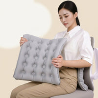Inflatable Cushion Easy to Inflate Tufted Cushion Inflatable Seat Pad Compact Comfortable for Commuters