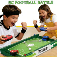 桌面足球对战台遥控足球好友四人对战亲子互动男女孩桌上踢足球