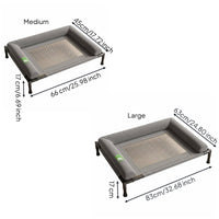 Elevated Dog Bed Sturdy Frame Raised Pet Cot Scratch-Resistant for Dogs