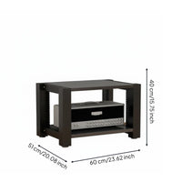 Steel and Wood Amplifier Stand Heavy Duty Multi-Tier Audio Equipment Rack Space-Saving Vertical Design Adjustable Shelf Stereo Rack for Living Room
