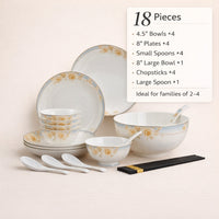 Youthful Bloom Bone China Dinnerware Set