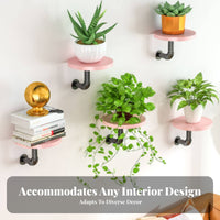 Round manufacturing-inspired Shelf Modern and aesthetic Round surface Display Space-Saving for Entryway