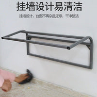 Wall-Mounted Seasoning Rack with Stainless Steel Food Pans