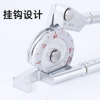 Manual Pipe Bender for Copper, Aluminum, and Stainless Steel Tubes 6-22mm, Air Conditioner Tube, Three-in-One Metric Tube Tool