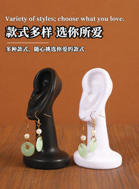 跨境热销耳环模特展示架仿真耳朵饰品珠宝店直播耳饰拍摄陈列道具
