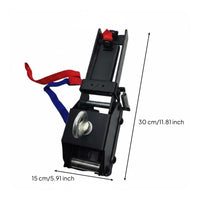 Thickened Steel Movable Sandbag Hanger Long-Lasting Material Sliding Striking Bag Rack 360 Degree Swivel Ceiling Track Bag Holder Easy to Install for Boxers, Combat Artists, Training Center