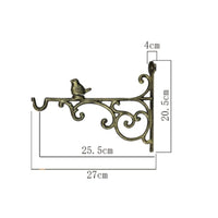 Antique Bird Bracket Vintage Design Plant Hanger Bracket Multi-Functional