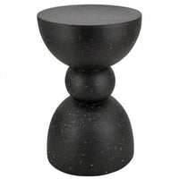 Pedestal Side Table Flat Tabletop Small Side Table Sturdy for Beside Sofa