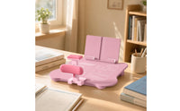 Desk Posture Assistant with Chin Rest Ergonomic Clamp-on Posture Assistant Height-Adjustable Writing Pad Board with Reading for Young Users, Homework