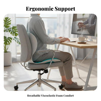 Molded Cushion Breathable Ergonomic Seat Cradle Portable for Work, Study