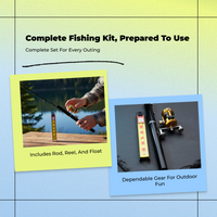 Portable Mini Fishing Rod, Telescopic Pole, Pond