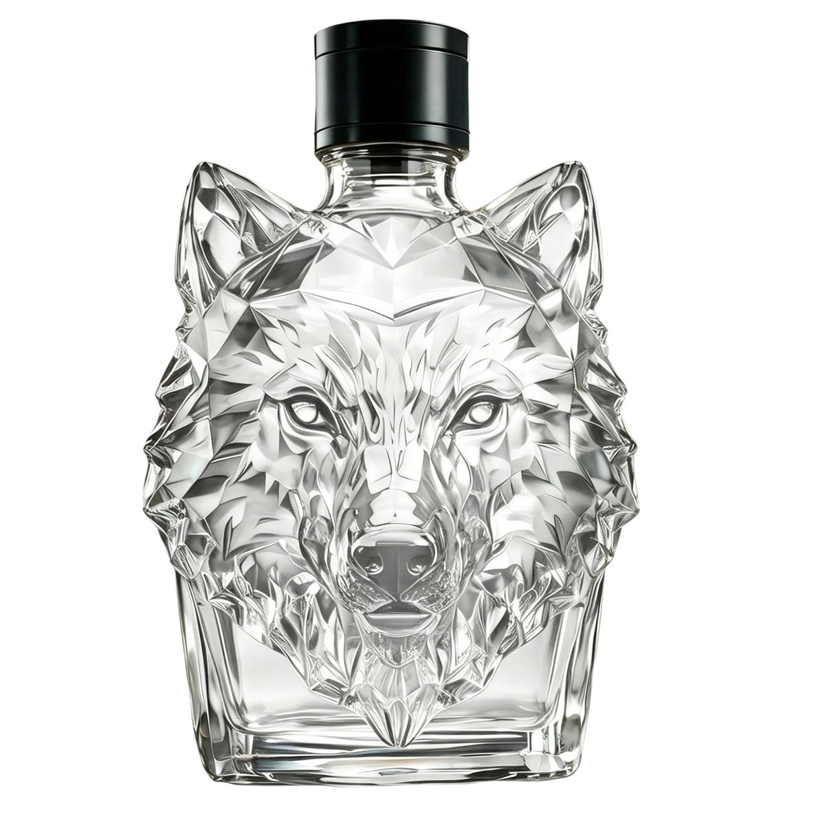 Wolf Head Bottle Decorative Wolf Statue Decanter Collectible