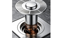 Anti-Odor Drain Insert Easy Installation Self-Sealing Drain Fitting for Bathroom
