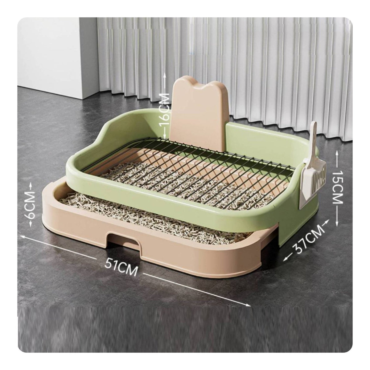 High Wall Dog Toilet Tray Easy Clean Pee Pad Holder Keep Paws Dry