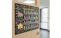 Wall-Hanging Classroom Attendance Pocket Chart Bright Attendance Pocket Chart Reusable Classroom Organizer Sturdy for Kindergarten