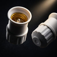 Ceiling Light Fitting for Modern Ceiling Lighting, Bakelite E27 Bulb Holder for E27 Lamp, Single Ceiling Pendant Socket, 1a Rated Current Unit