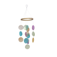 Handmade Wooden and Shell Wind Chime Decoration for Window and Balcony