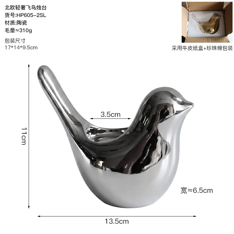 Silver / Straight Head Bird