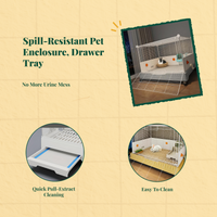 Leakproof large hare hutch