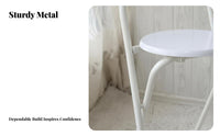 Foldable Counter Stool No Assembly Needed Foldable Bar Seatingtool with Back