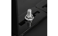 Black CB Radio Mounting Bracket Metal CB Radio Bracket Heavy Duty Steel for Truckers, Drivers, Truck, Dashboard, Center Console