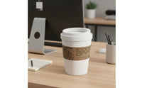 Coffee Cup Trash Can Decorative Desktop Trash Can Stylish Look Desktop Paper Bin for Living Room, Bedroom, Washroom