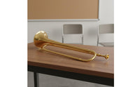 Bugle Playable Gold Bugle Musical Instrument for Drum Corps
