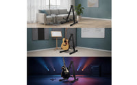 Triangular Guitar Stand Guitar Stand Easy to Carry Guitar Stand with Padded Arms Heavy Duty Small for Guitarists, Home Practice