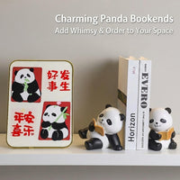 Cute Panda Bookends - Doctor Panda Design