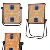 Foldable Training Board Floor Standing Tactic Board Foldable Strategy Folder Double-Sided Sports Equipment for Professionals
