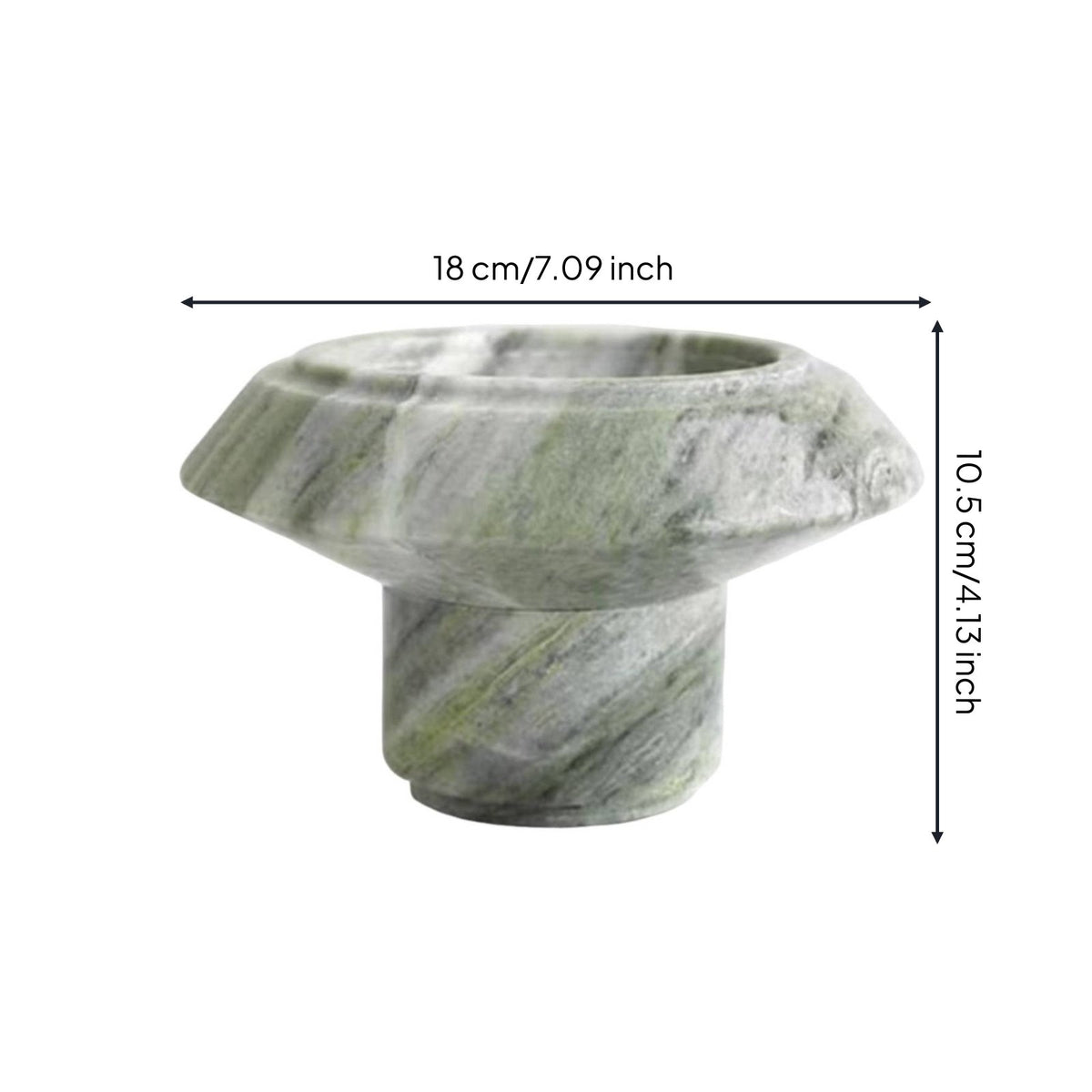 Marble Bowl Centerpiece Marble Serving Bowl Versatile Decorative Stone Tray for Entryway