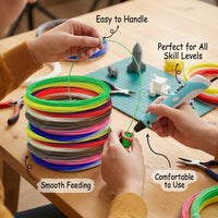 three-dimensional Pen Filament Refills 1.75mm Diameter, 20 Colors Pla Material for Creative Projects, Arts and Crafts Printing Supplies