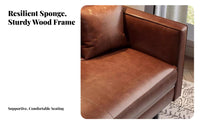 Light Luxury Straightspine Loveseat Italian Inspired Living Room Seating Minimalist visual appeal Small Sofa space-efficient Design for Apartment Dwellers, homeowners, Students, Lounge Area, Home Office, Bedroom