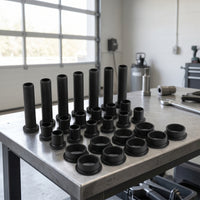 28 Pieces Replacement A-Arm Bushing Kit Black Control Arm Bushing Kit Self-Lubricating Part Premium for Trail Riding
