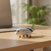 Jetliner Miniature Airplane Model Miniature Cartoon Airplane Model Detailed Toy for Aviation Enthusiasts