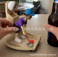 跨境新品From Bottle Opener to Party Game迷你高尔夫球杆开瓶器