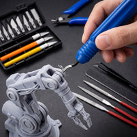 3D Printer Model Finishing Tool Kit for Deburring, Support Removal, and Trimming
