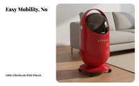 Wheeled Trash Can with Lid Large Capacity Wheeled Trash Bin Rolling Garbage Can Silent Caster Wheels Tall Rolling Waste Bin