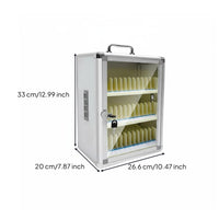 Transparent Phone Locker Multi Compartment Mobile Storage Long-Lasting