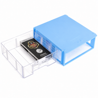 Stackable Drawer Organizer, Dust-Proof Sorting Box, Small Drawer Box for Desk, Office, 186x190x57mm