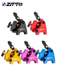 ZTTO Road Bike Hydraulic Disc Brake Caliper, Flat Mount, Dual-Sided Braking, Compatible with 140/160mm Rotors