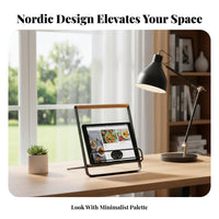 Adjustable Device Holder Nordic design aesthetic Tablet Stand Handsunrestricted Viewing for on-the-go