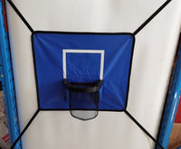 Trampoline with Basketball Hoop and Backboard for Kids